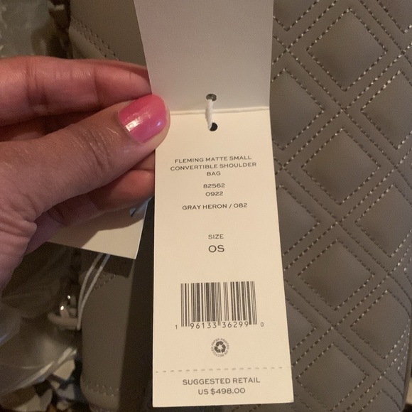 Tory Burch Fleming Matte Small Convertible Shoulder Bag - Picture 15 of 15